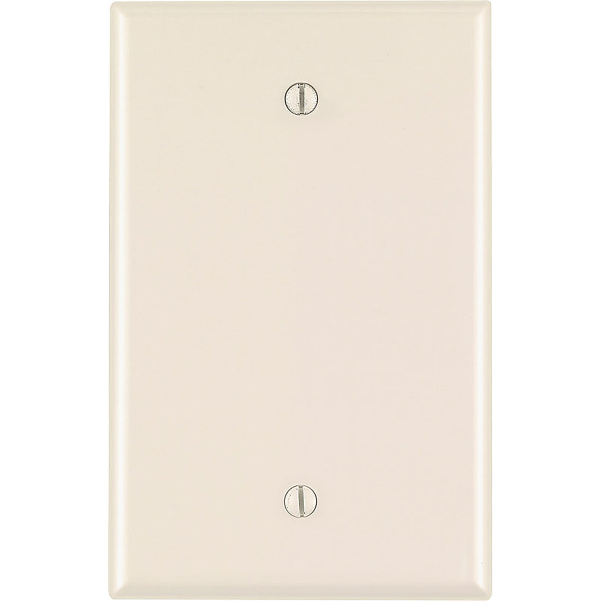 Leviton 0PJ13-00T Almond 1 gang Nylon Blank Wall Plate 1/Pack