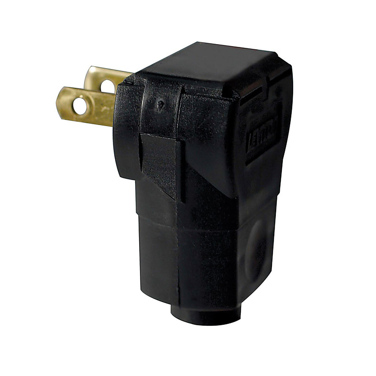 Leviton C25-101AN-00E Residential Vinyl Straight Blade Plug 1-15P 16 AWG 2 Pole 2 Wire Carded