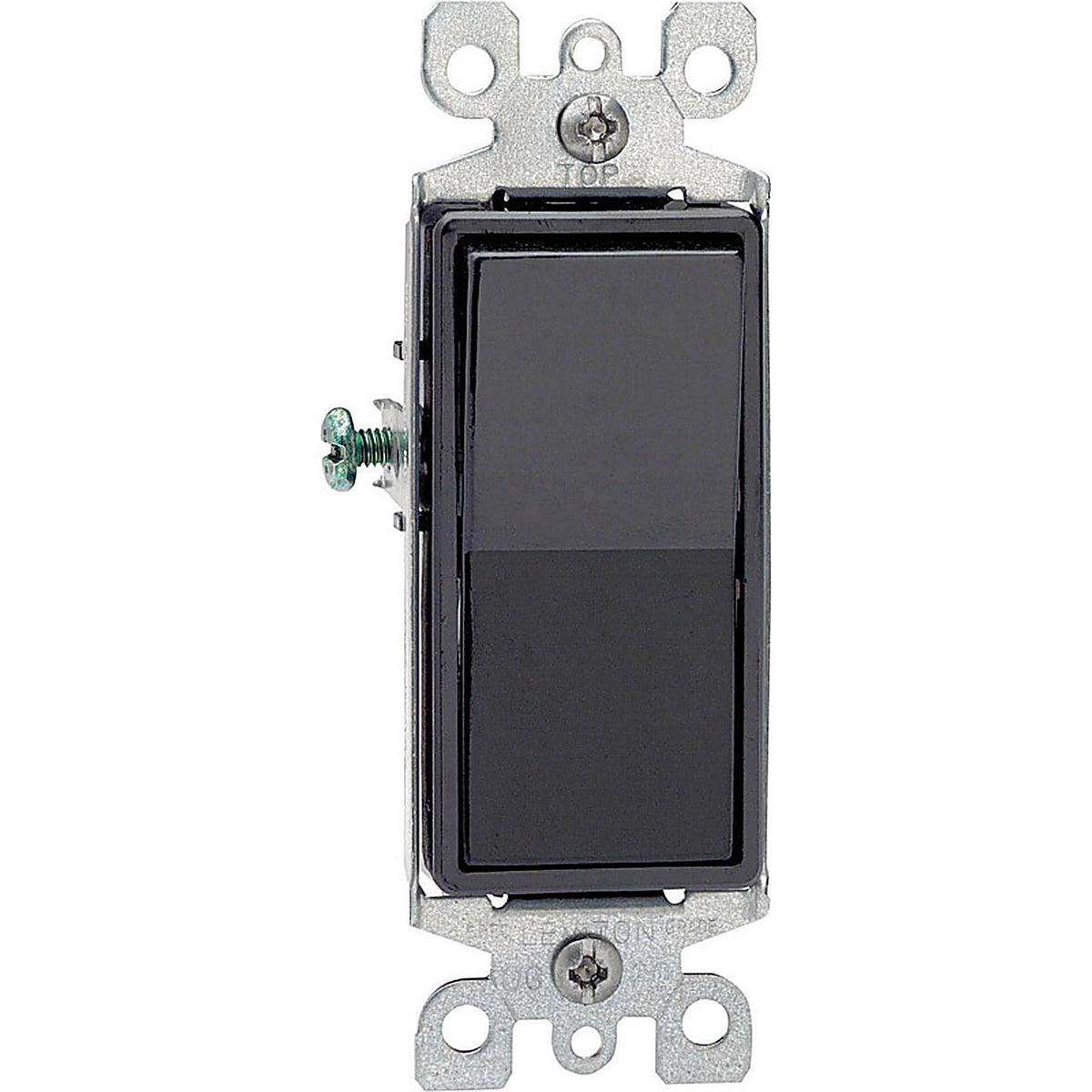 Leviton 05603-2ES Decora 15 amps Three Pole Rocker AC Quiet Switch Black 1/Pack