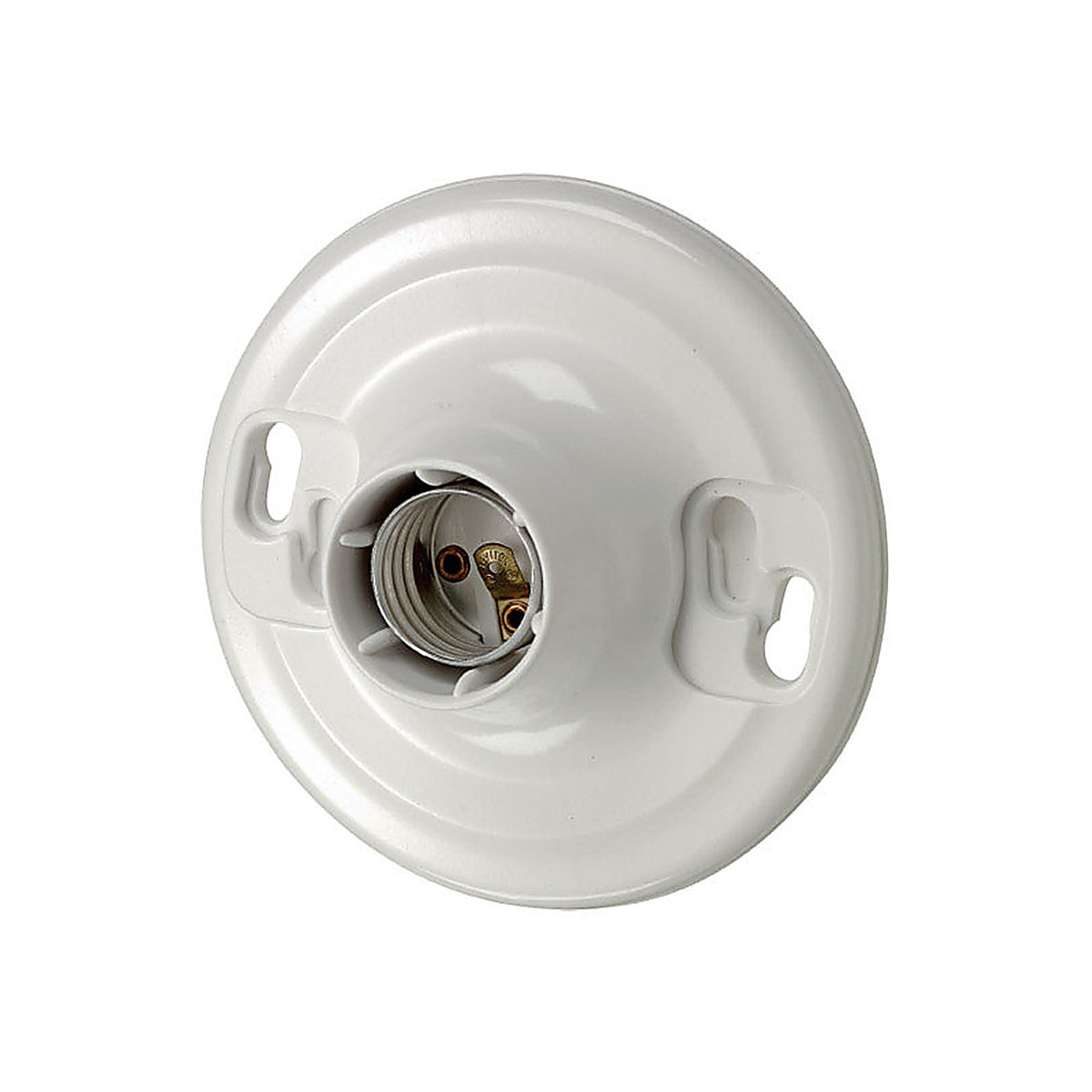 Leviton - 08829-CW4 - Plastic Incandescent Medium Base Keyless Lampholder 1 Pack