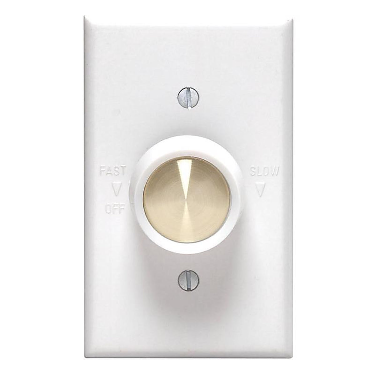 Leviton 06616-00W 5 amps Rotary Fan Control White 1/Pack