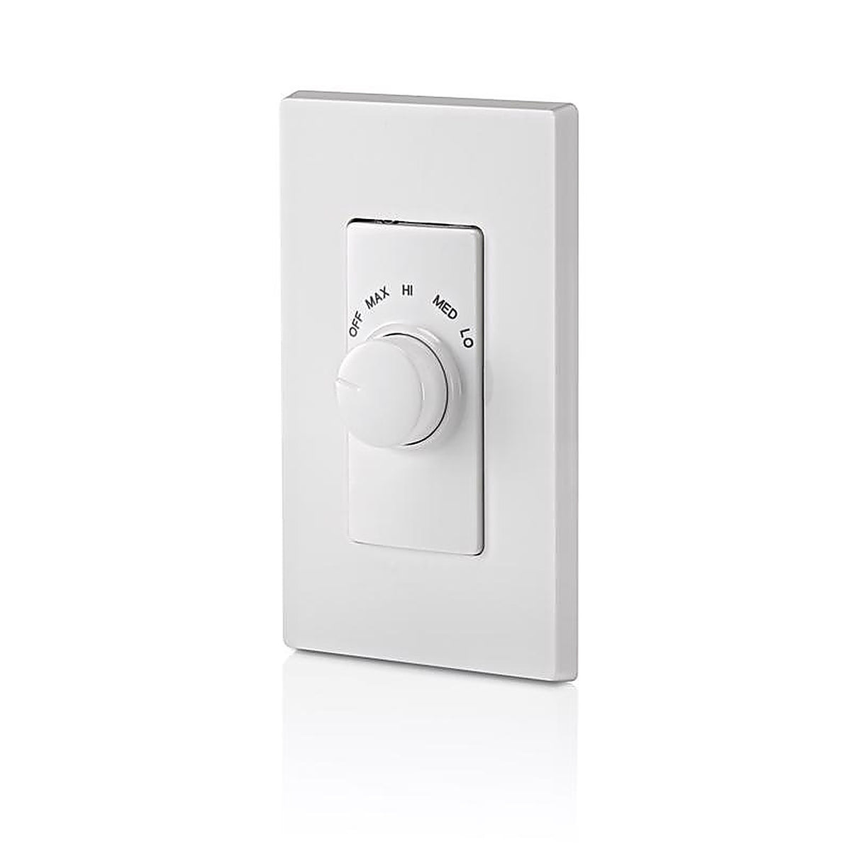 Leviton R24-RTF01-10W Decora 1.5 amps Single Pole Rotary Fan Control White 1/Pack