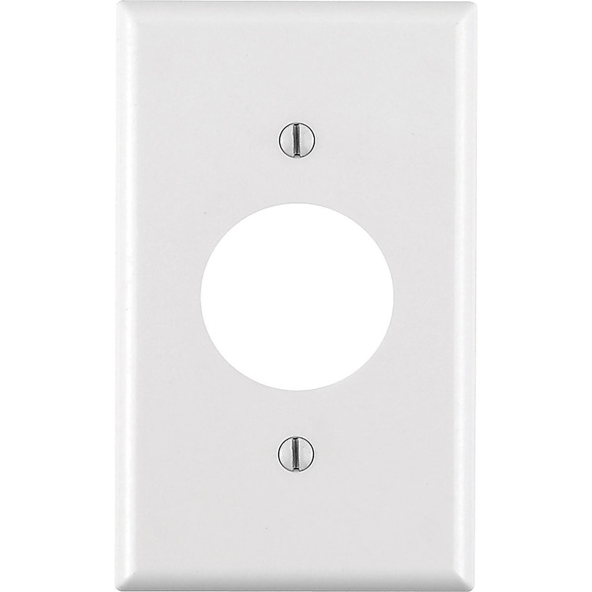 Leviton 88004-000 White 1 gang Thermoset Plastic Outlet Wall Plate 1/Pack