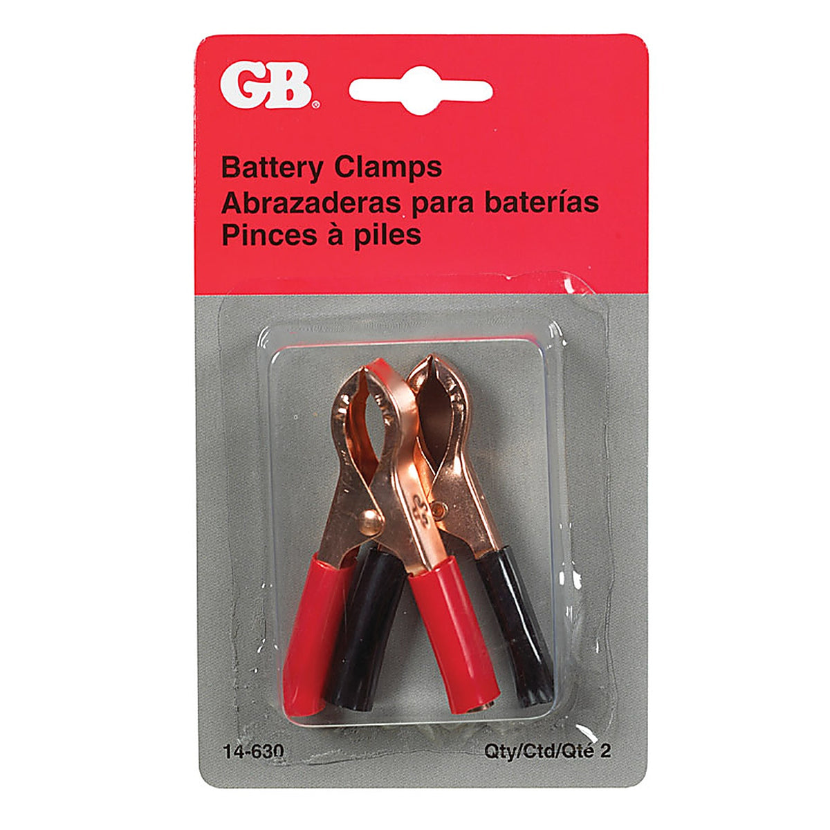 Gardner Bender 14-630 Insulated Wire Battery Clamps Multicolored 2/Pack