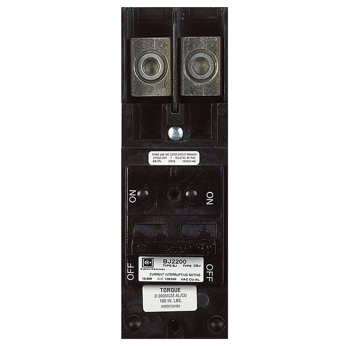 Eaton - BJ2200 - 200 Amps Plug in 2-Pole Circuit Breaker