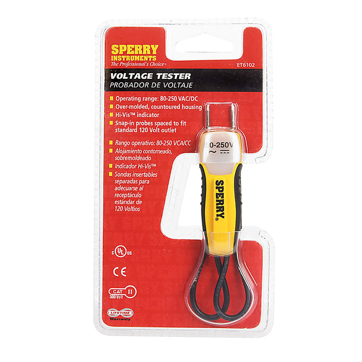 Sperry ET6102 80/250 VAC/VDC Voltage Tester