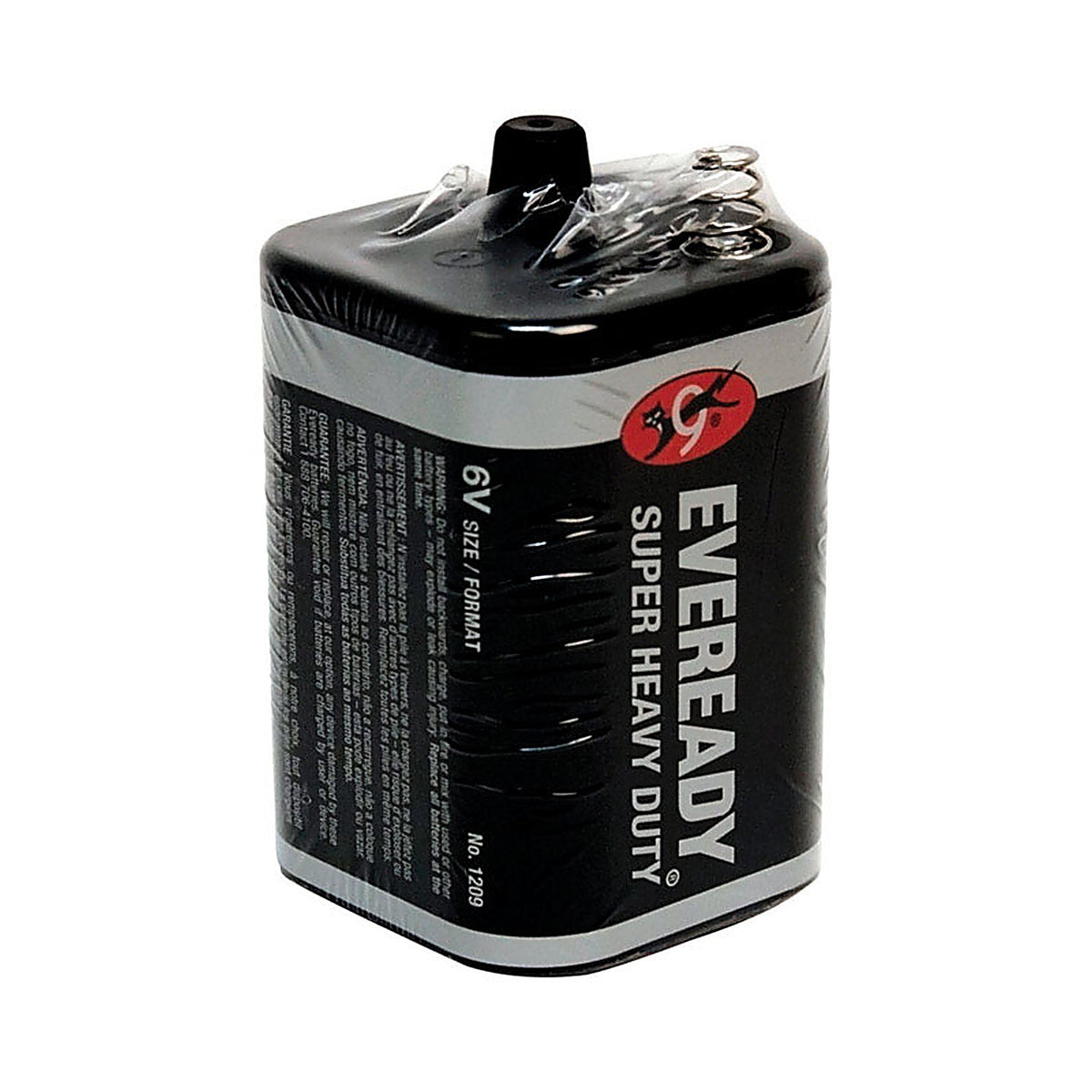 Eveready 1209 6-Volt Zinc Carbon Lantern Battery 1 pk Bulk