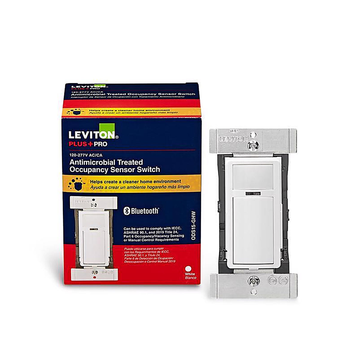Leviton ODS10-IHW Decora 10 amps Motion Sensor Switch White 1/Pack