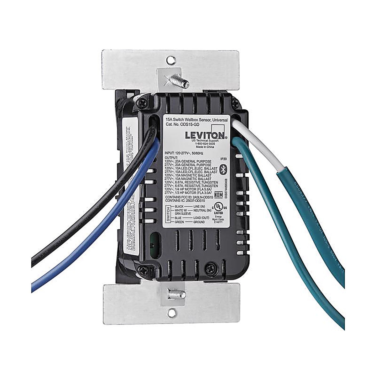 Leviton ODS10-IHW Decora 10 amps Motion Sensor Switch White 1/Pack