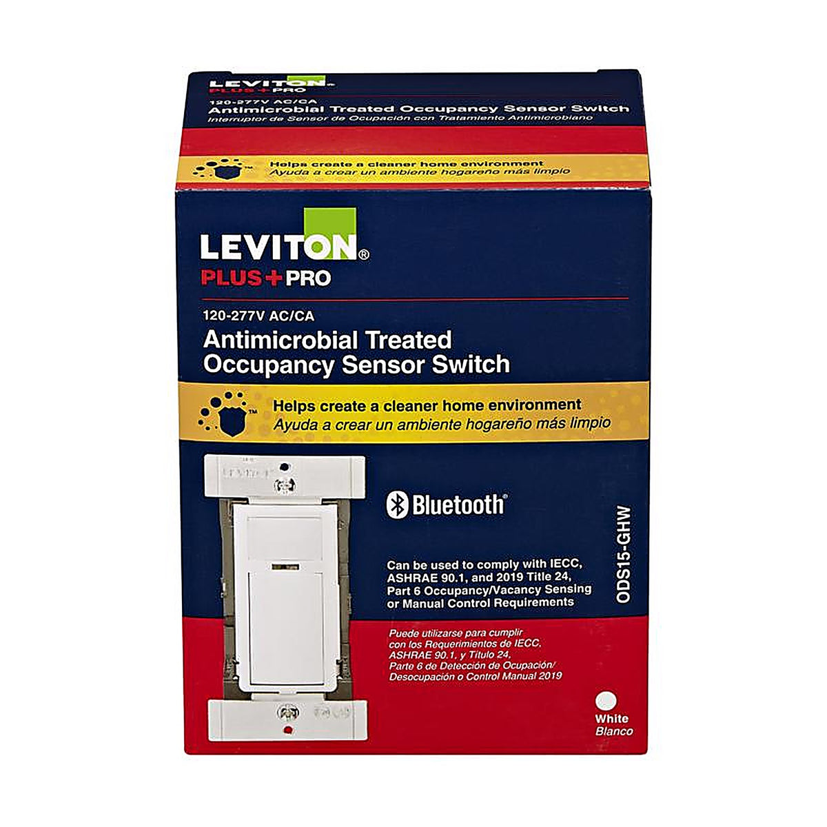 Leviton ODS10-IHW Decora 10 amps Motion Sensor Switch White 1/Pack