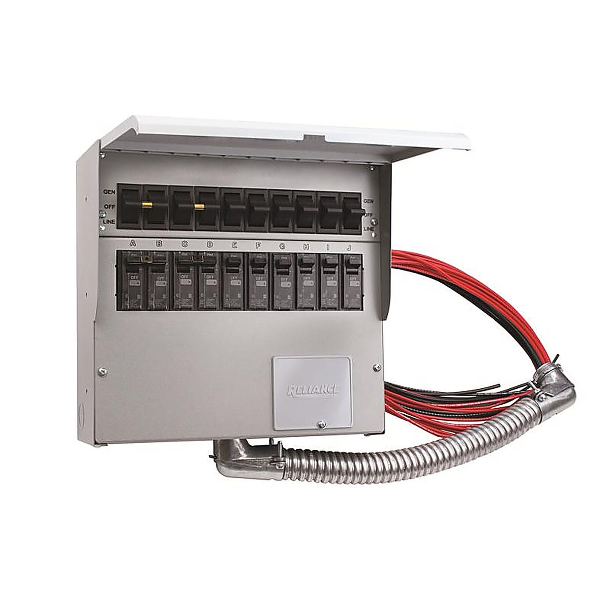 Reliance - 310CRK - Controls Pro/Tran 2 30 Amps 120/240 V 10 Space 10 Circuits Surface Mount Generator Power Tr