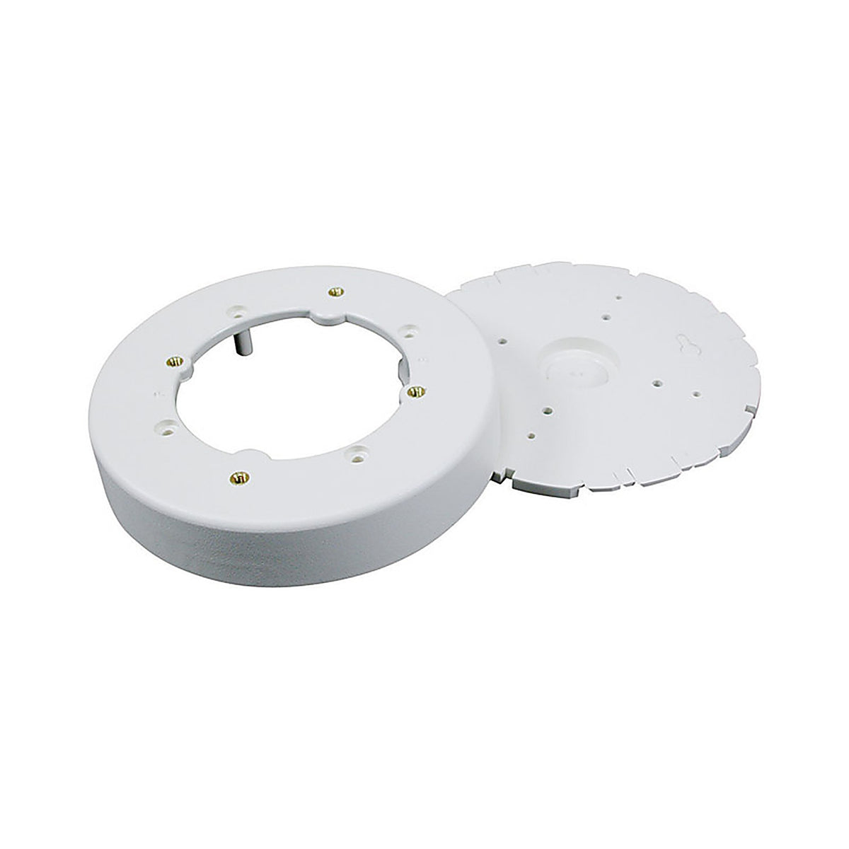 Legrand NM4 Wiremold 1-1/4 in. Round Plastic Electrical Box Ivory