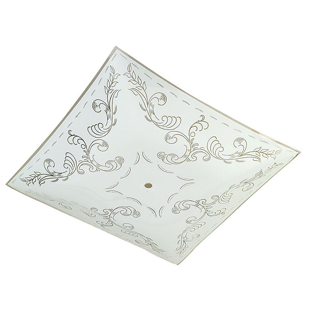 Westinghouse - 8180700 - Square White Glass Fan/Fixture Shade 1 Pack