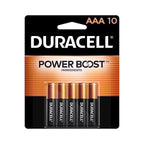 Duracell MN2400B10Z Coppertop AAA Alkaline Batteries 10 pk Carded