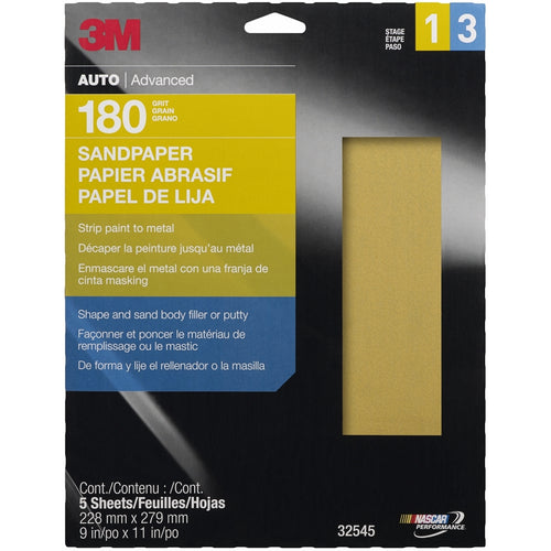 3M 32545 Sandpaper, 180 grit
