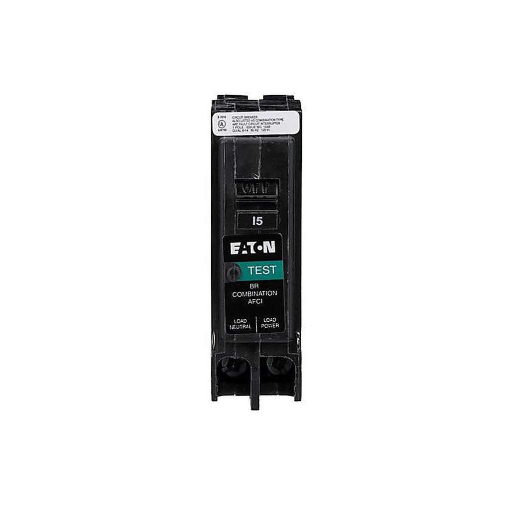 Eaton - BRN115AF - 15 Amps Plug in Single Pole Circuit Breaker