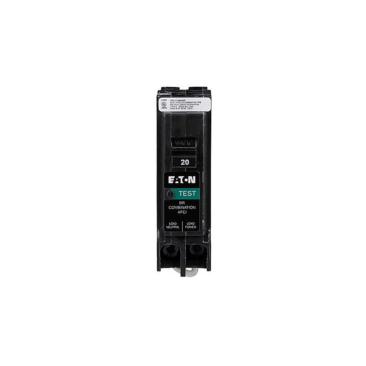 Eaton - BRN120AF - 20 Amps Single Pole Circuit Breaker