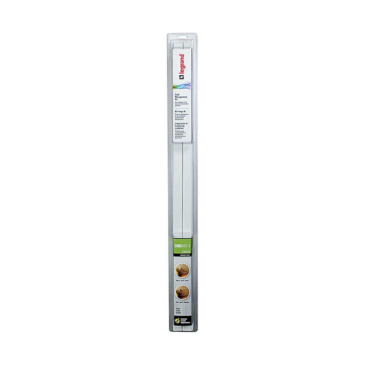 Legrand CMK50 Wiremold Cordmate 30 in. L Cord Cover Kit