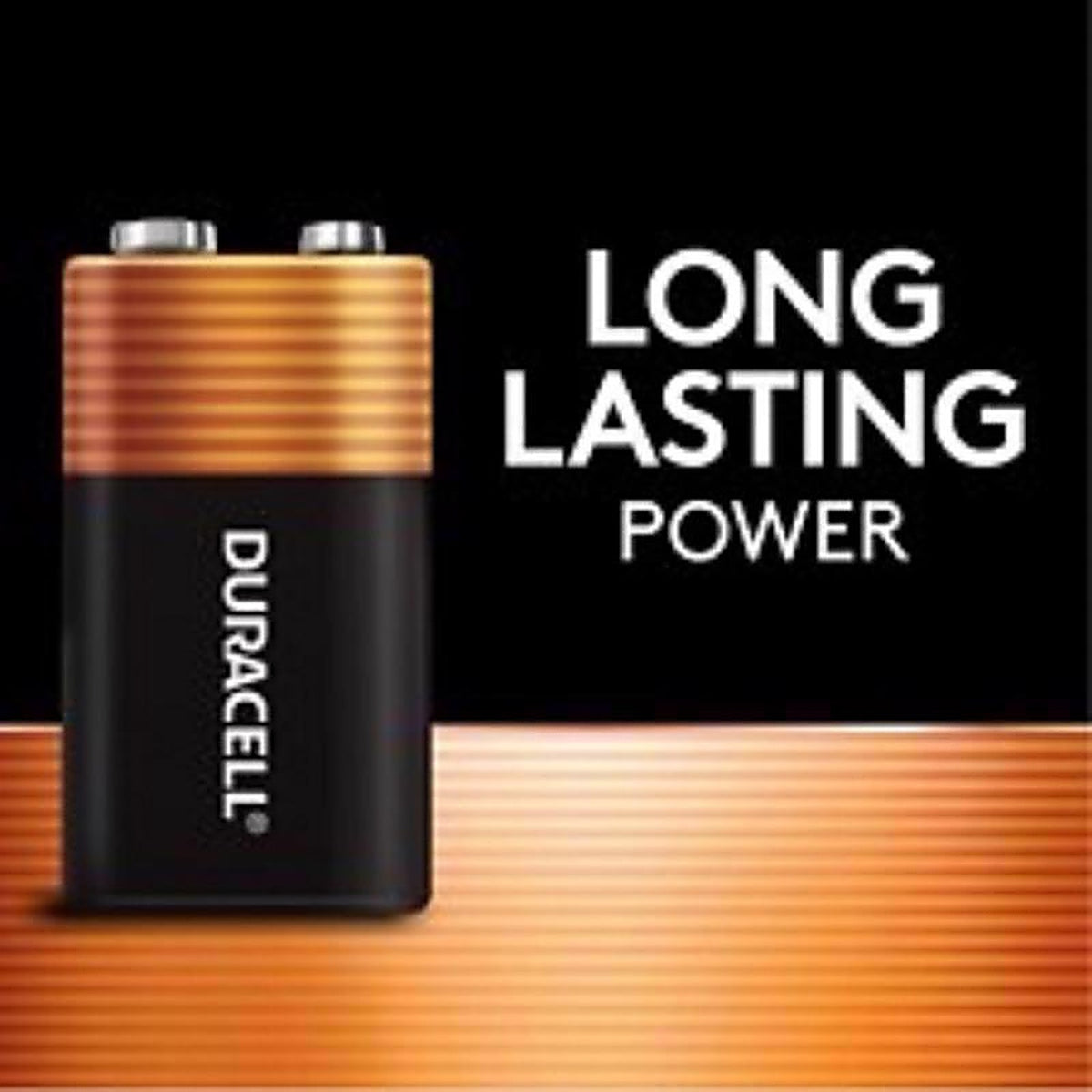 Duracell MN1604BZ Coppertop 9-Volt Alkaline Batteries 1 pk Carded