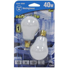 Westinghouse - 0393848 - 40 W A15 A-Line Incandescent Bulb E17 (Intermediate) Soft White 2 Pack