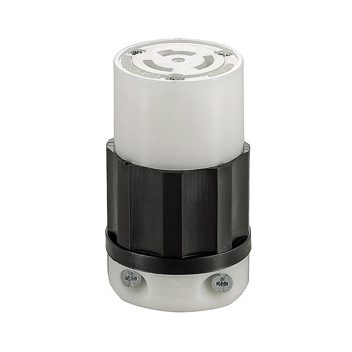 Leviton - 07314-0PC - Industrial Nylon Non-Grounding Locking Connector Non-Nema 14-10 AWG 3 Pole 3 Wire