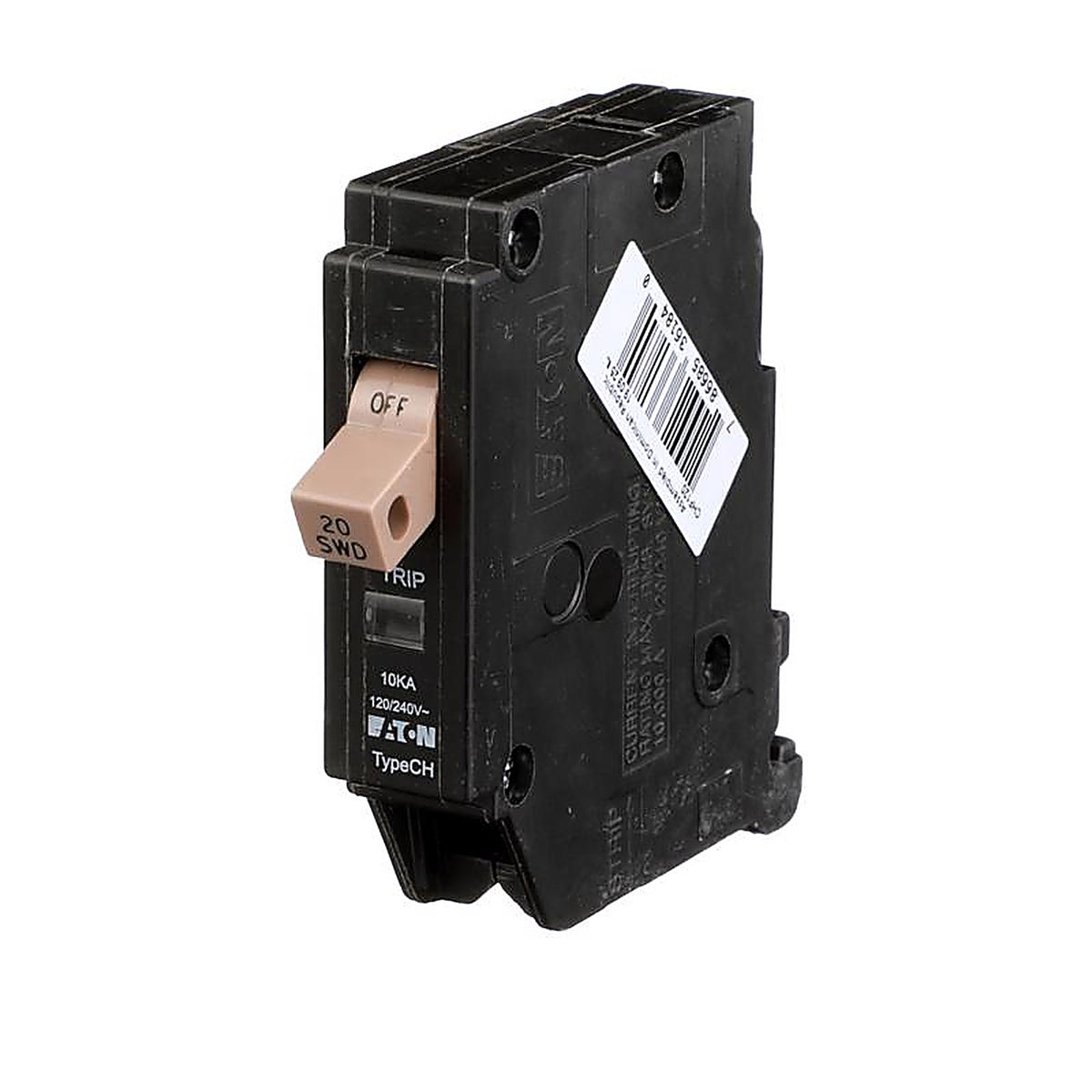 Eaton - CHF120CS - 20 Amps Plug in Single Pole Circuit Breaker