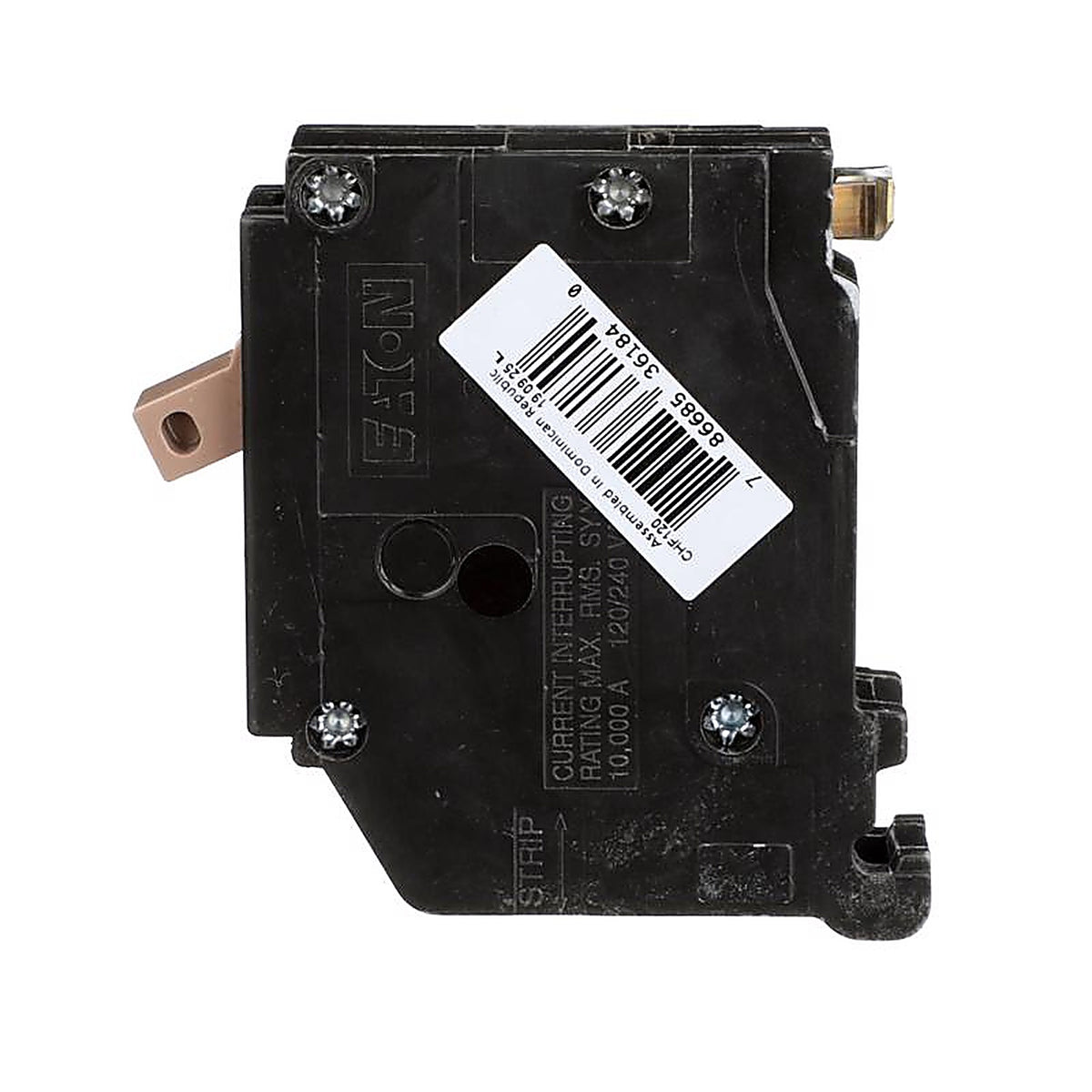 Eaton - CHF120CS - 20 Amps Plug in Single Pole Circuit Breaker