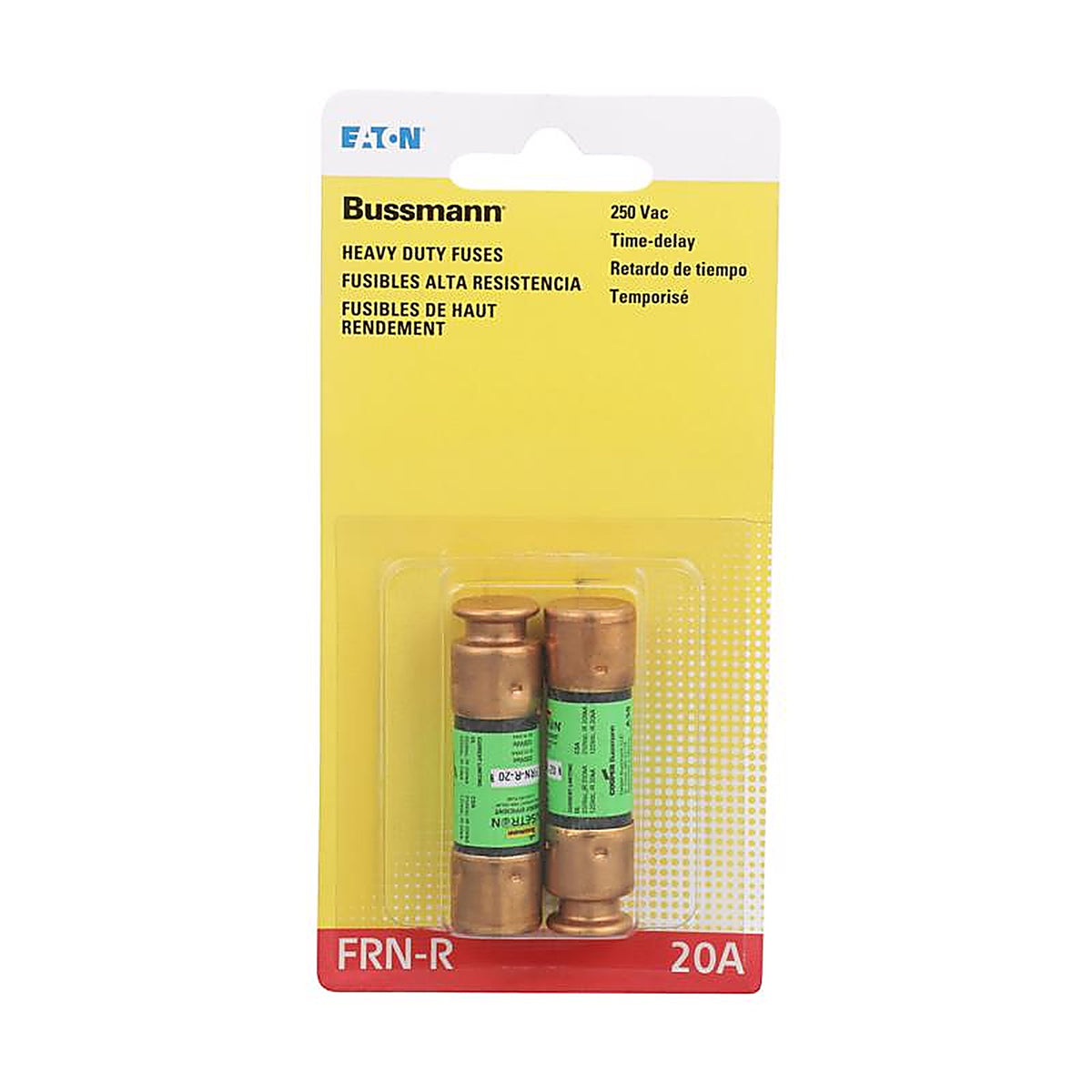 Bussmann BP/FRN-R-20 20 amps Dual Element Time Delay Fuse 2/Pack