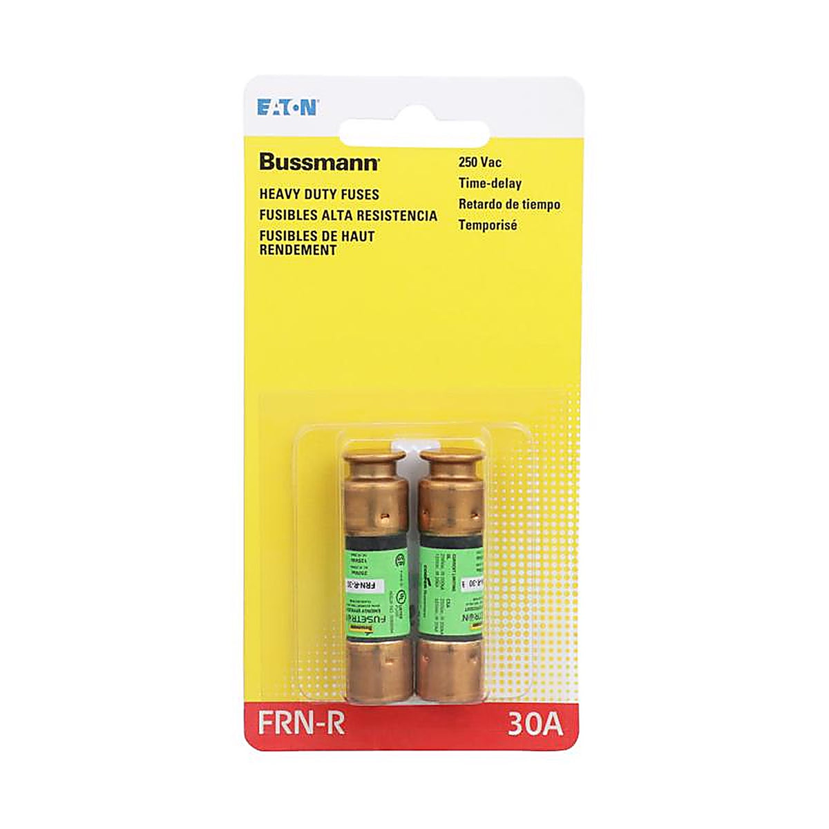 Bussmann BP/FRN-R-30 30 amps Dual Element Time Delay Fuse 2/Pack