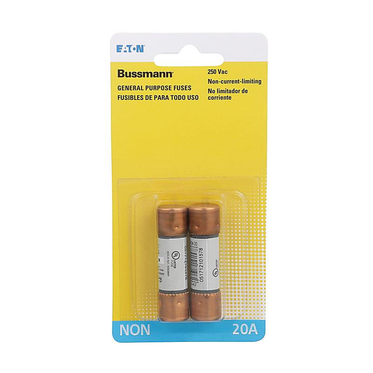 Bussmann BP/NON-20 20 amps One-Time Fuse