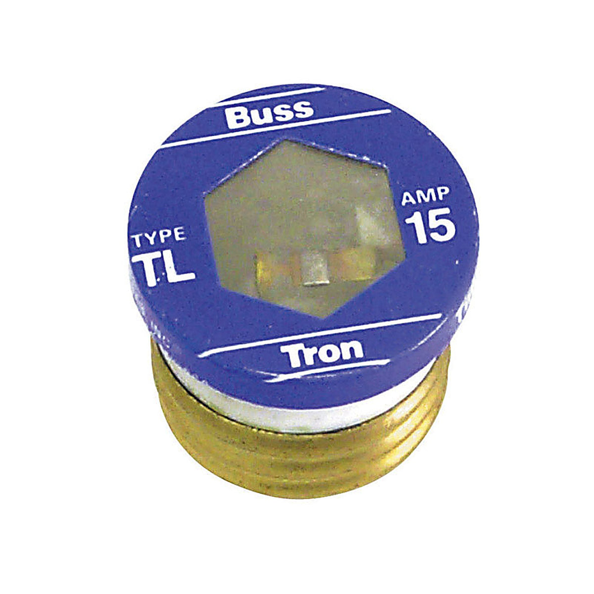 Bussmann BP/TL-15 15 amps Time Delay Plug Fuse 3/Pack