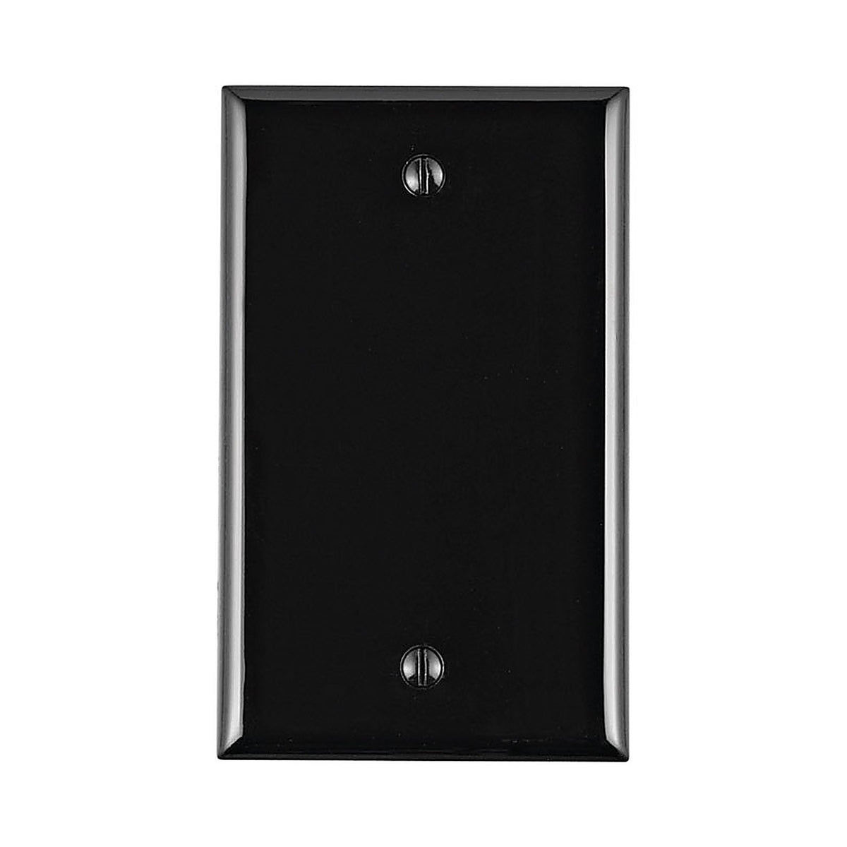 Leviton - 80714-00E - Black 1 Gang Nylon Blank Wall Plate 1 Pack