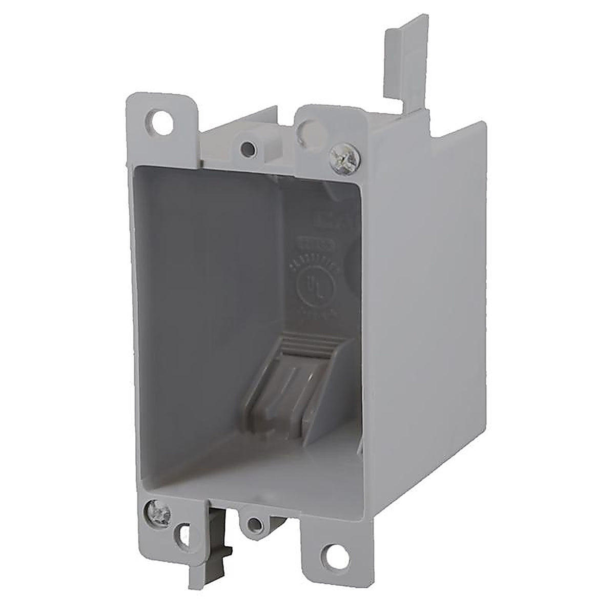 Cantex - EZ14SO - Ez Box Old Work 14 CU in Rectangle PVC 1 Gang Outlet Box Gray