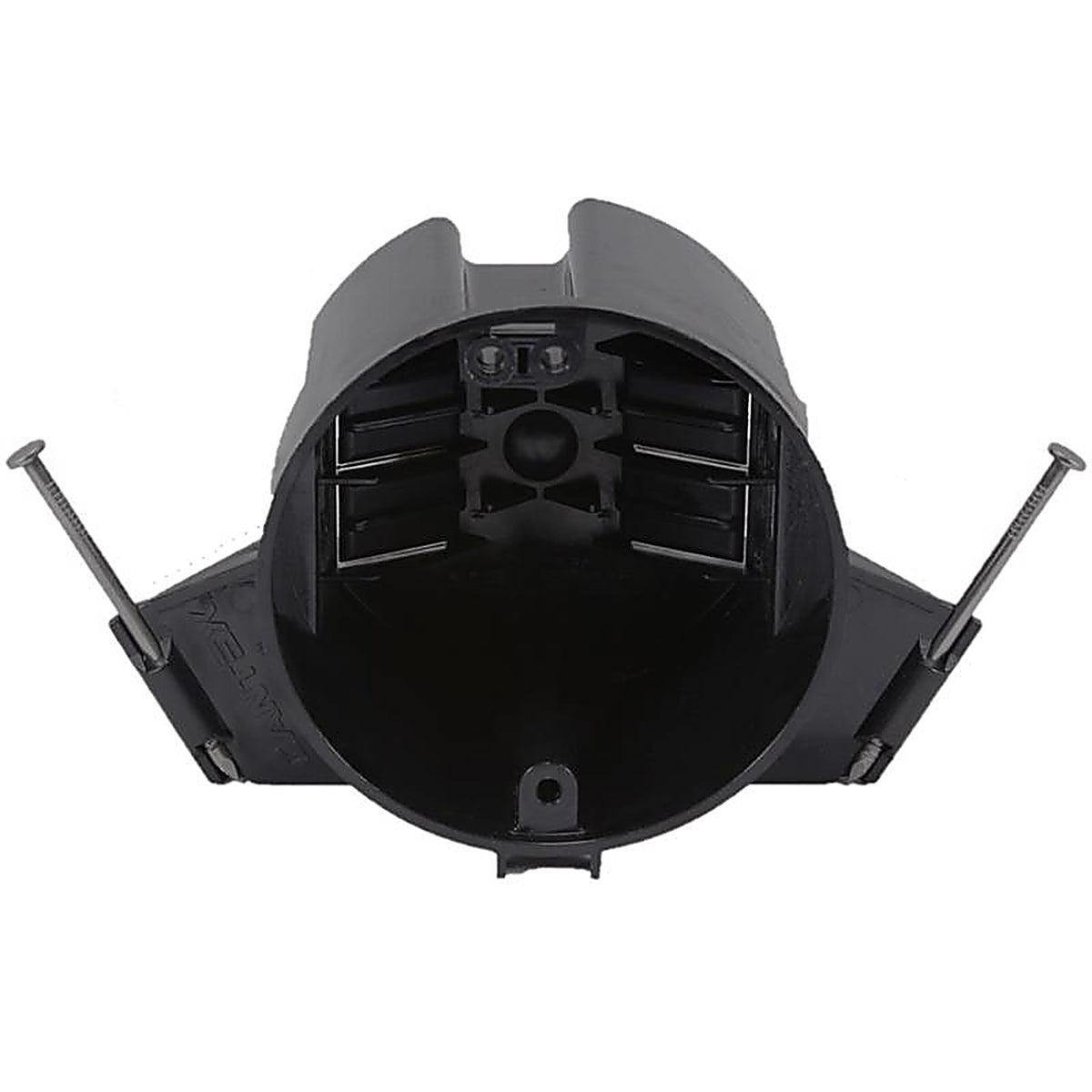 Cantex - EZ18CN - Ez Box New Work 18 CU in Round Polycarbonate Ceiling Box Black