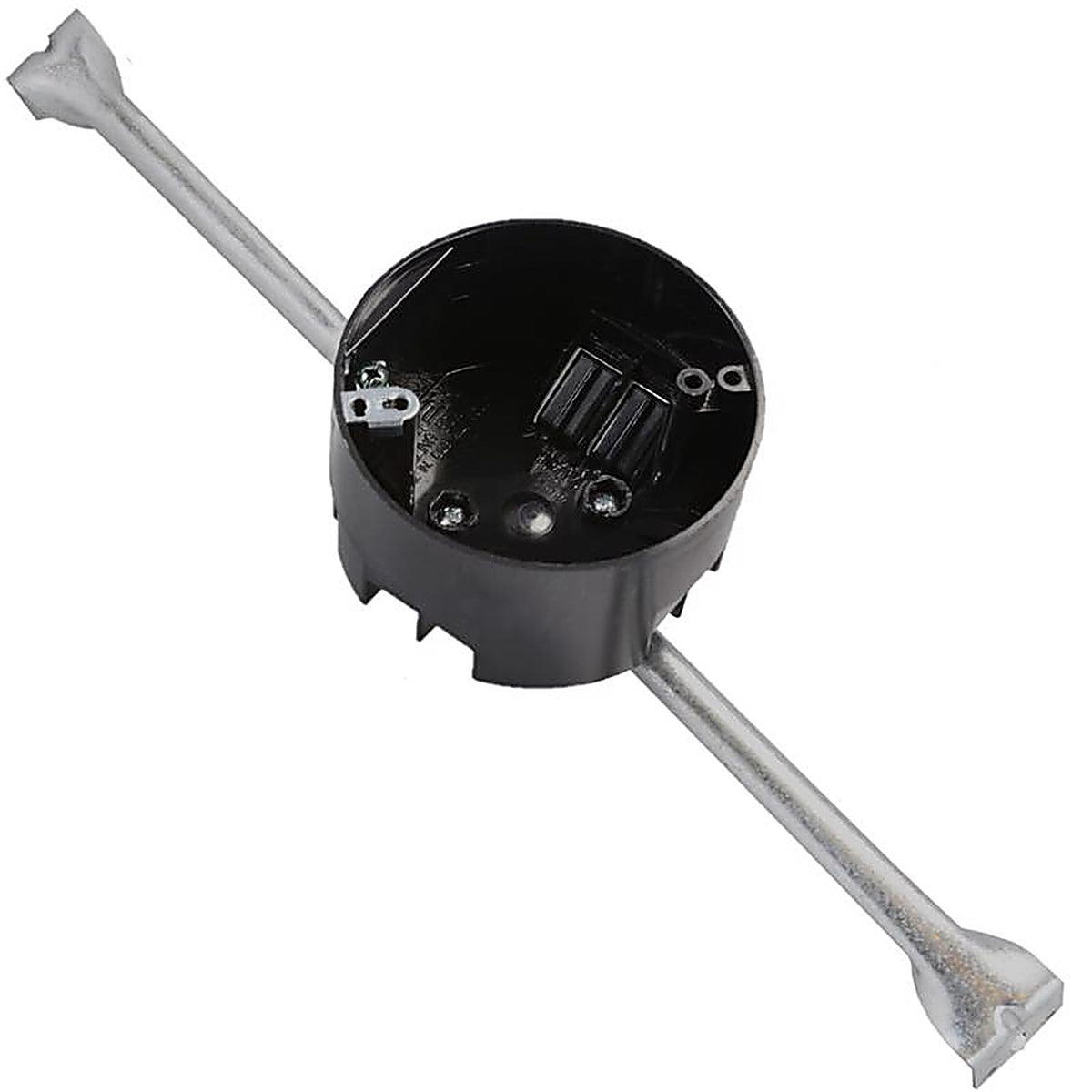 Cantex - EZ20CHGL - Ez Box New Work 20 CU in Round Polycarbonate Electrical Box w/Hanger Bar Black
