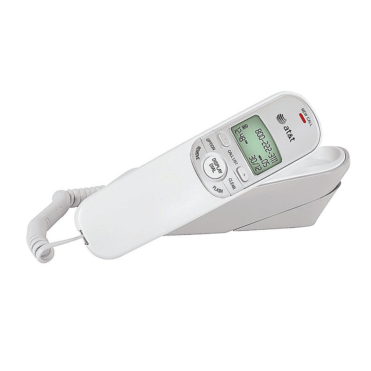 AT&T - TR1909WHITE - 1 Handle Analog Telephone White