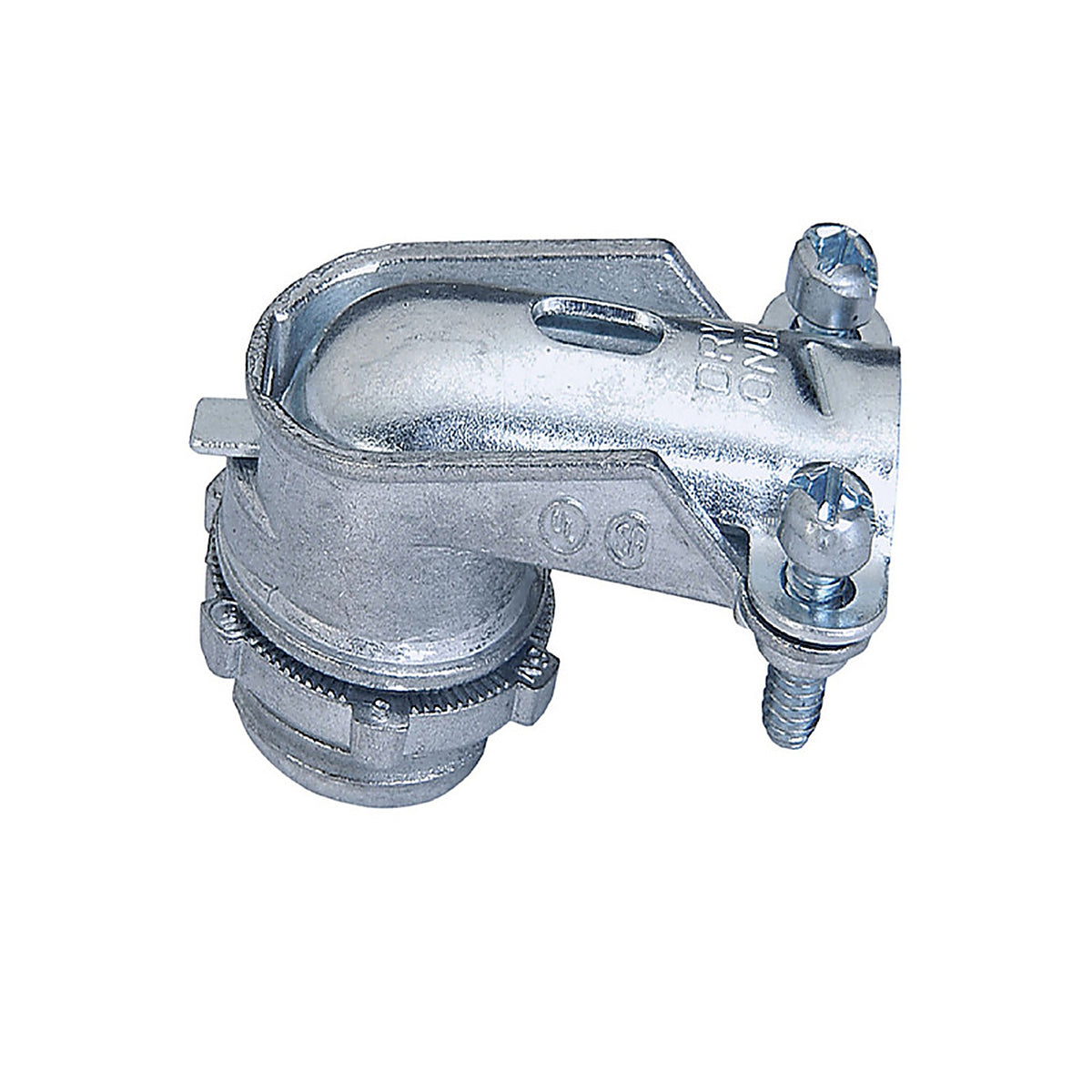Sigma Electric 55804 1/2 in. Dia. Die-Cast Zinc Flex Angle Connector For AC, MC and FMC/RWFMC 25/Pack