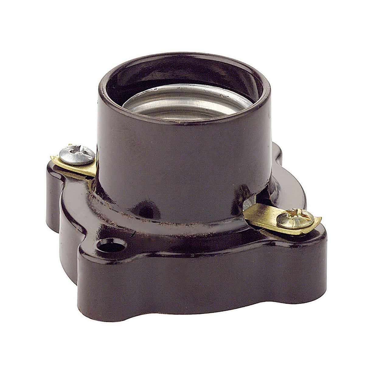 Leviton - 09063-000 - Phenolic Incandescent Medium Base Poney Cleat Socket 1 Pack