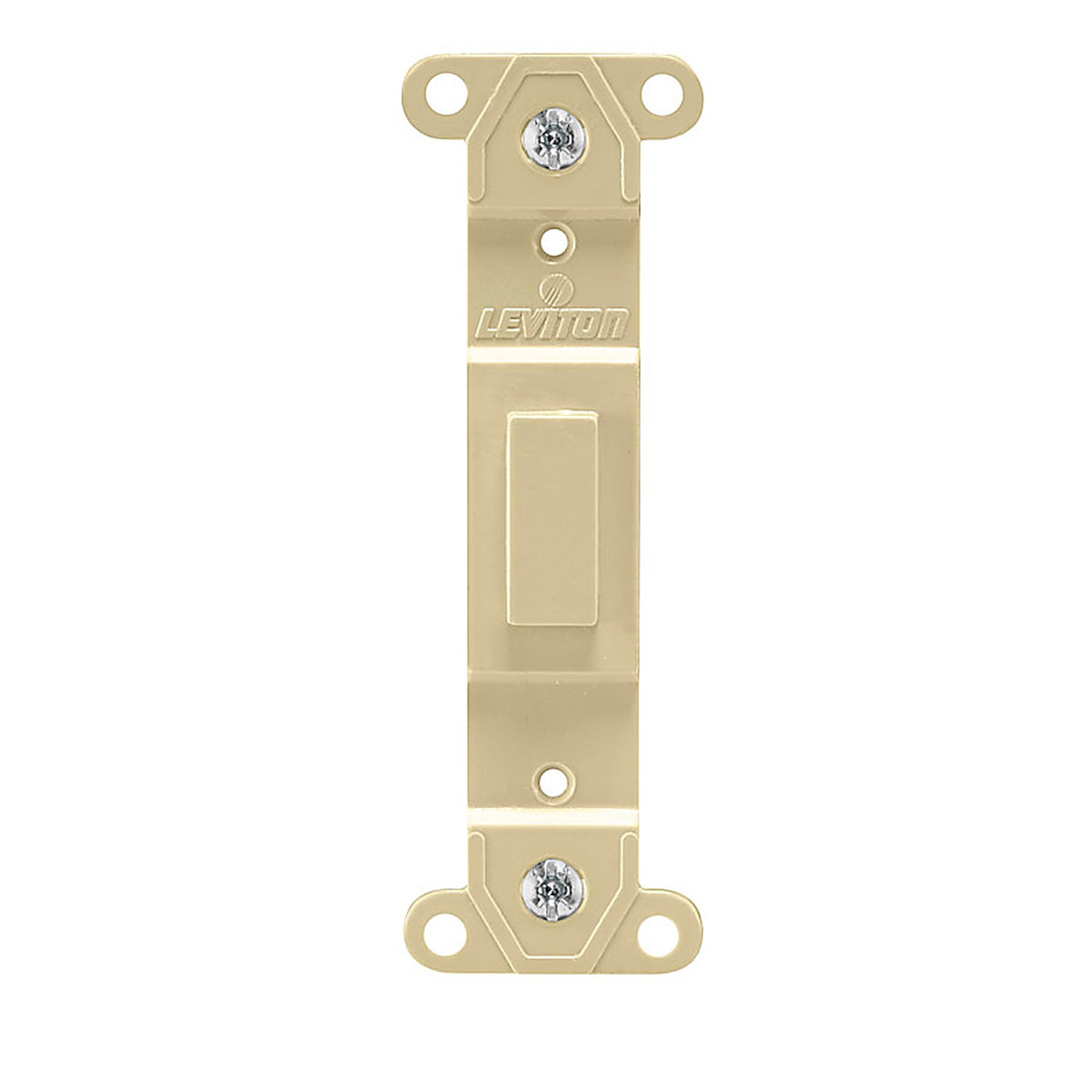 Leviton - 80700-00I - Ivory 1 Gang Plastic Blank Wall Plate 1 Pack