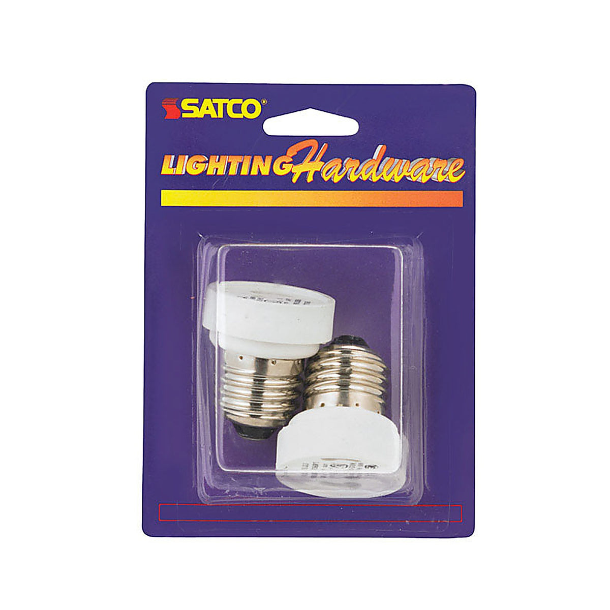 Satco - 70210 - Plastic Medium to Gu24 Base Socket Adapter 1 Pack