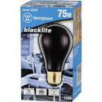 Westinghouse - 0392048 - 75 W A19 A-Line Incandescent Bulb E26 (Medium) Black Light 1 Pack