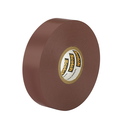 3M 10885-BA-5 Scotch 3/4 in. W x 66 ft. L Brown Vinyl Electrical Tape