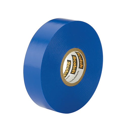 3M 10836-DL-10 Scotch 3/4 in. W x 66 ft. L Blue Vinyl Electrical Tape