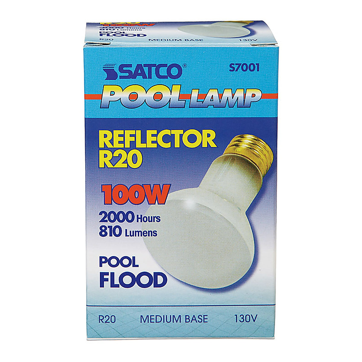 Satco - 7001 - 100 W R20 Floodlight Incandescent Bulb E26 (Medium) Soft White 1 Pack