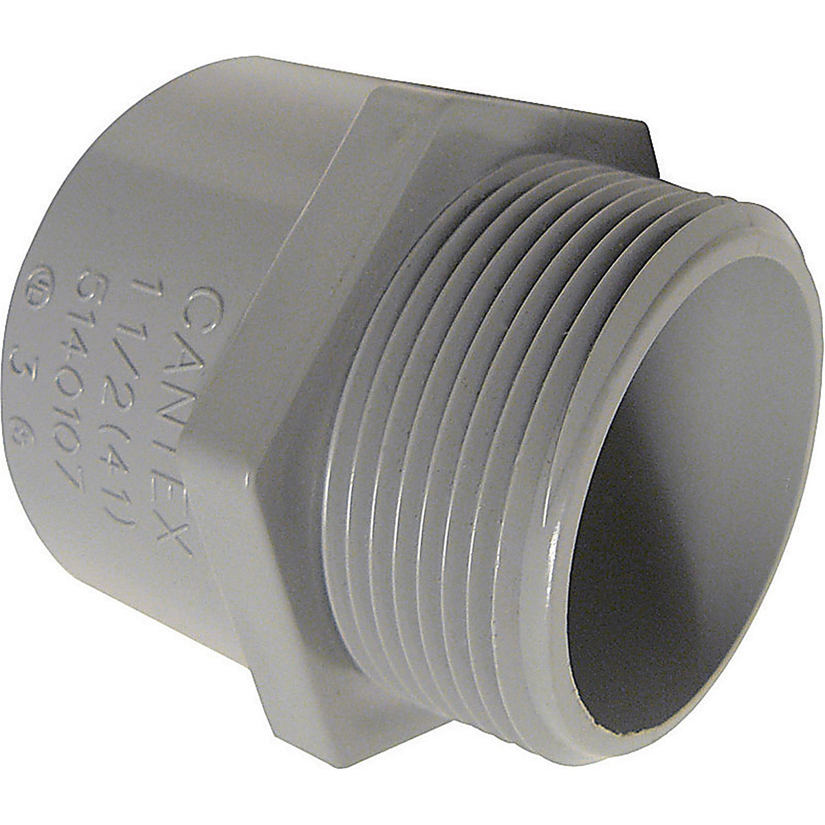Cantex 5140107C 1-1/2 in. Dia. PVC Male Adapter 1/Pack