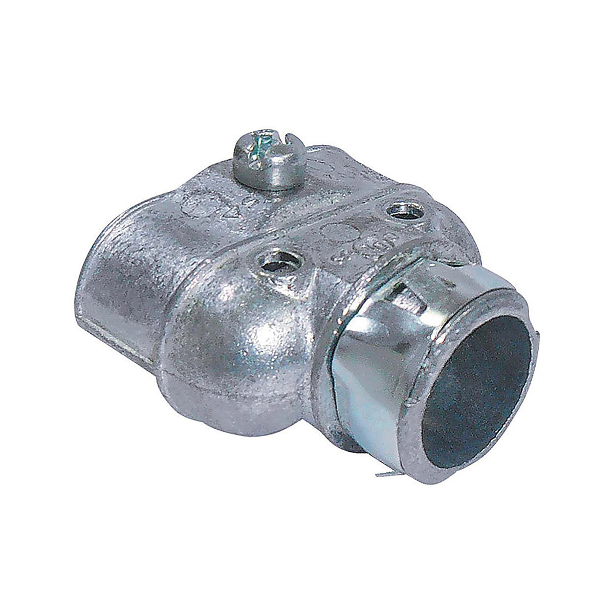 Sigma Electric 49631 Snap Lock 3/8 in. Dia. Die-Cast Zinc Duplex Connector For AC, MC and FMC/RWFMC 1/Pack