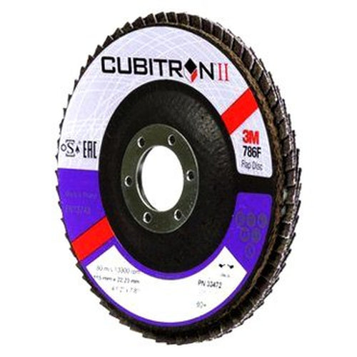 3M 33472 Cubitron II Flap Disc 80+ 4.5 X 7/8in.