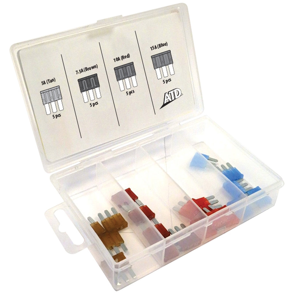 ATD 335 30 Pc. Micro-3 Fuse Assortment