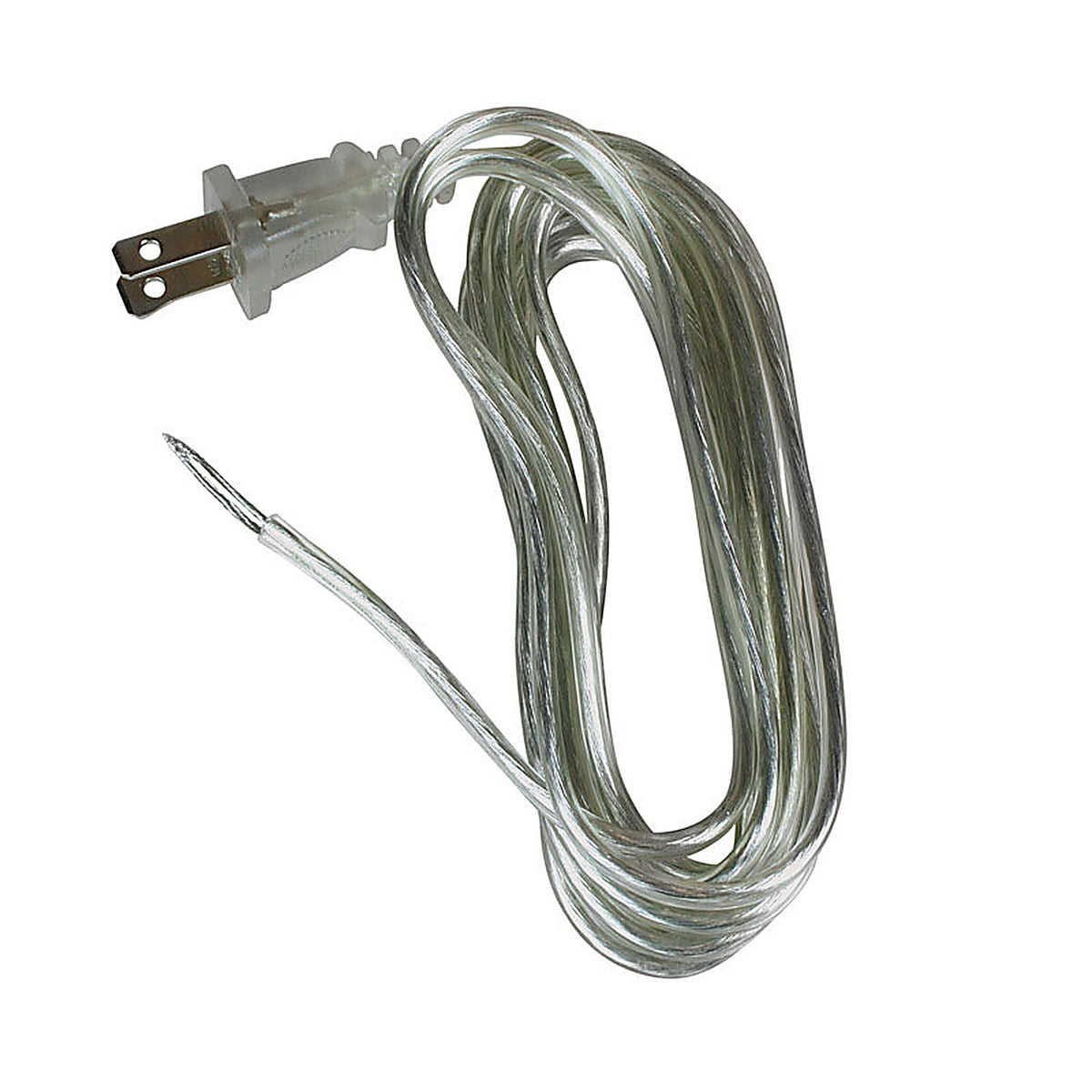 Jandorf 60133 LAMP Cord 8ft. SILVER PK/1