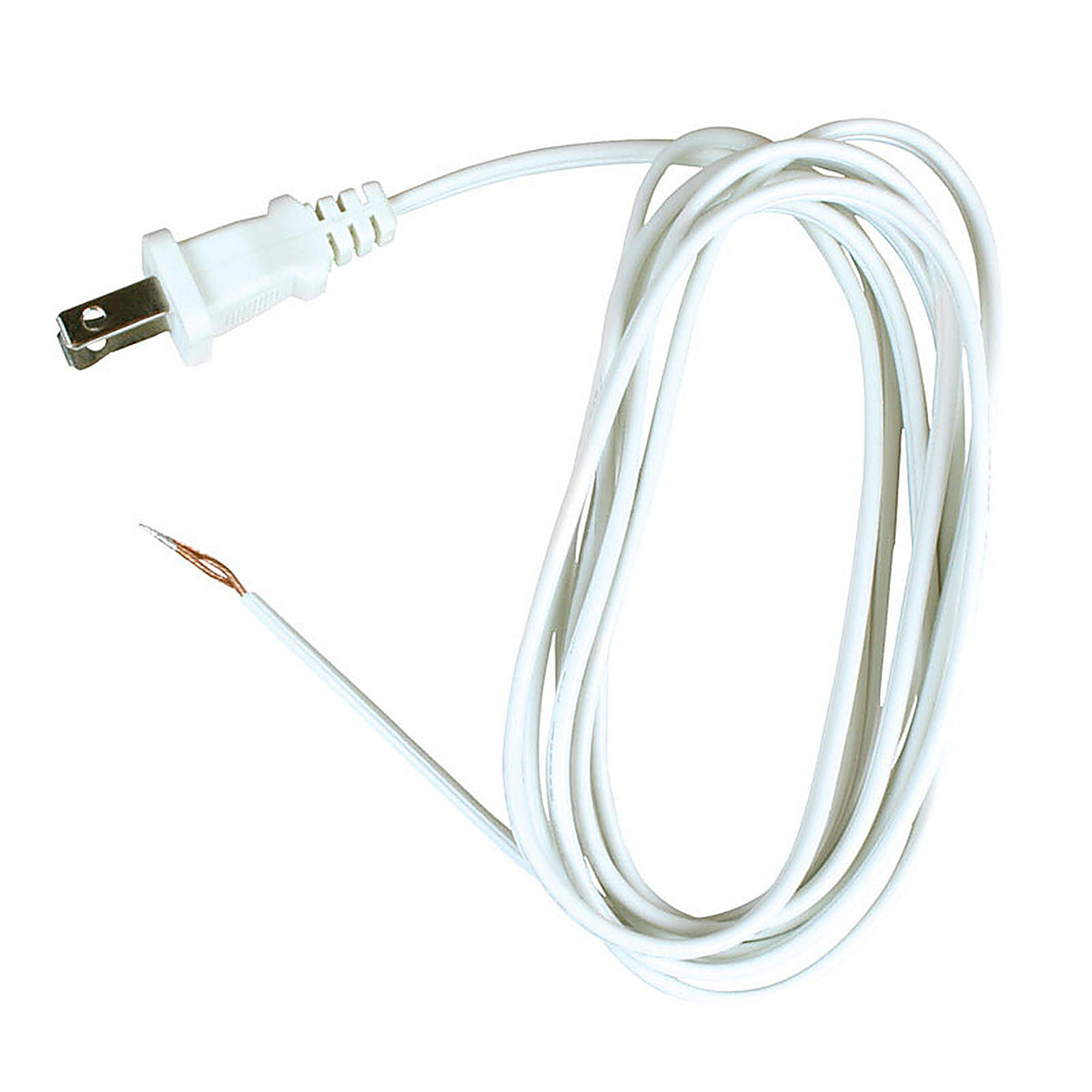 Jandorf 60134 LAMP Cord 8ft. WHITE PK/1